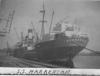SS Harberton in Venice summer 1946